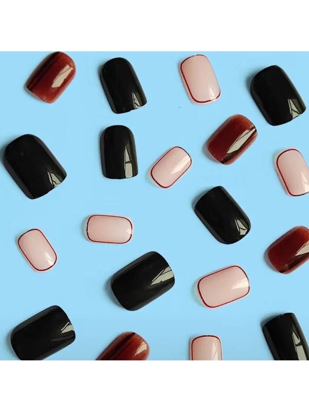Manic Mashup - Nail Junkie - full artificial nail set